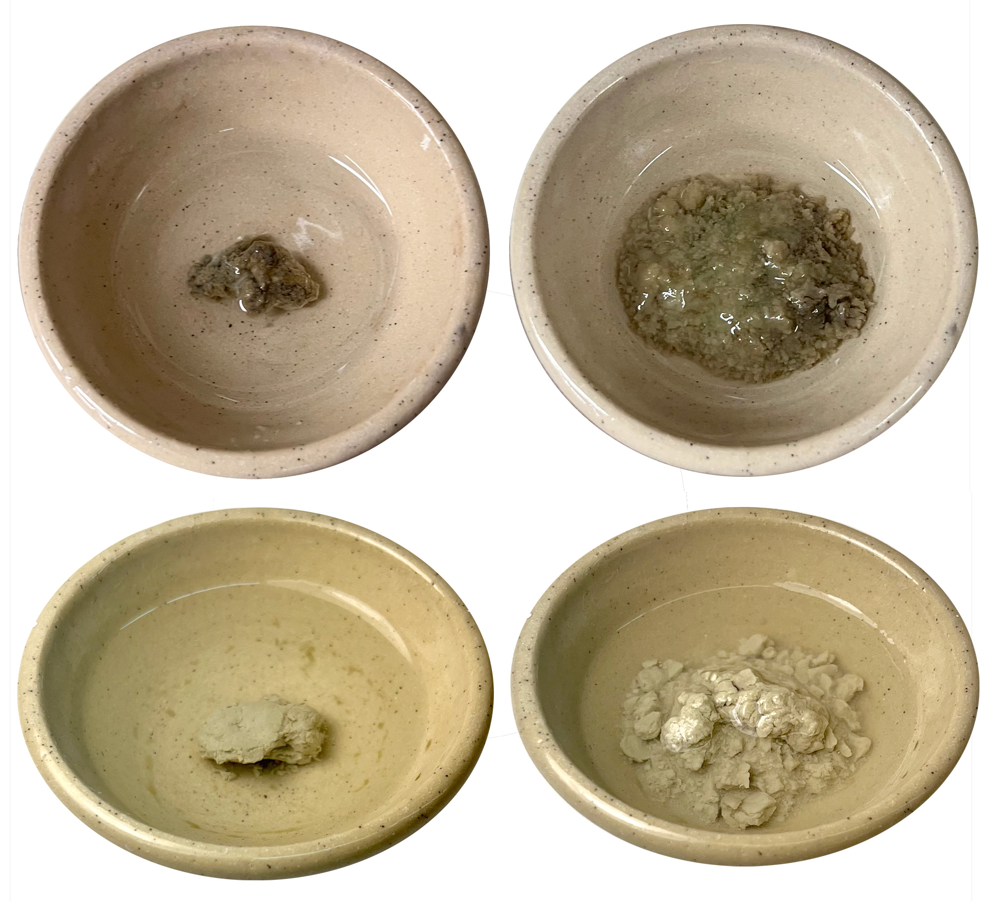 Comparison of the swelling of a calcium and sodium bentonite