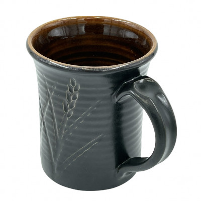 Black silky matte MNS mug