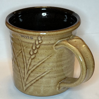 Oatmeal glazed Red Stoneware mug