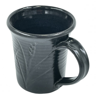 Black MNS stoneware mug