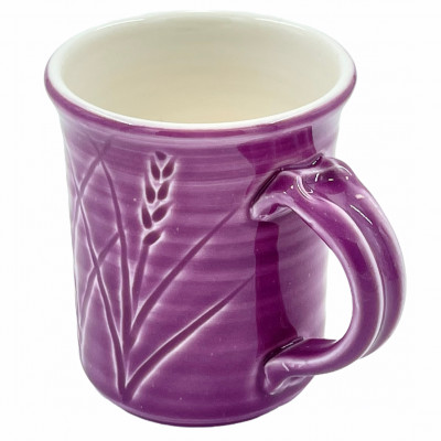 Purple translucent Polar Ice porcelain mug