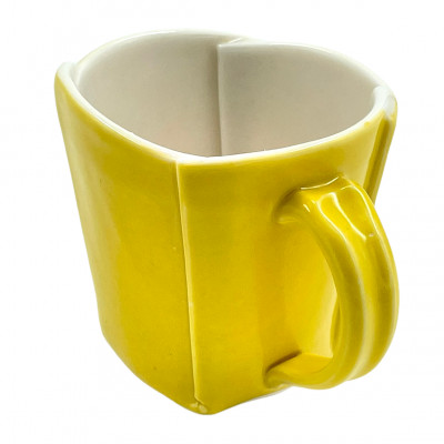 Folded porcelain Sunshine mug
