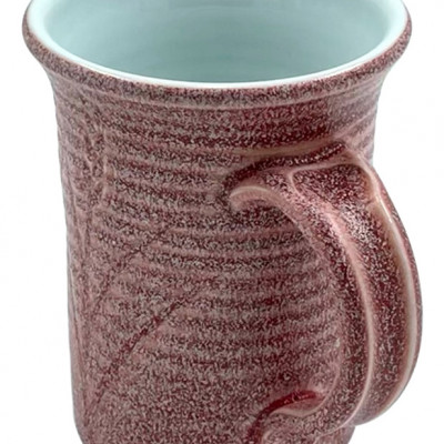 Pink Crystal Matte Polar Ice porcelain mug
